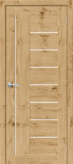 Межкомнатная шпонированная дверь Вуд Модерн-29 barn oak остекленная — фото 1