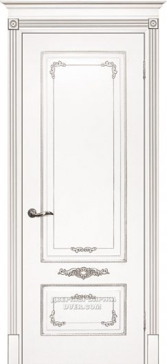 Межкомнатная ульяновская дверь Текона Смальта 09 Белый RAL 9003 глухая — фото 1