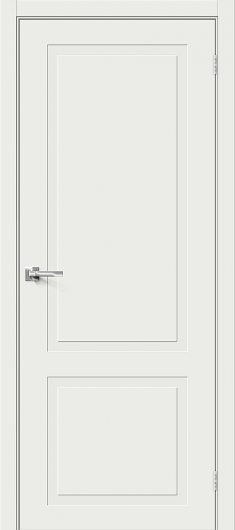Межкомнатная дверь c ПВХ-пленкой Браво Граффити-12 Super White глухая — фото 1