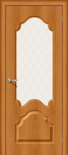 Межкомнатная дверь с ПВХ-пленкой Браво Скинни-33 Milano Vero остекленная — фото 1
