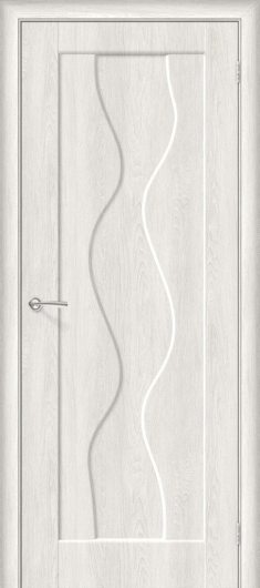 Межкомнатная дверь с ПВХ-пленкой Браво Вираж-1 casablanca глухая — фото 1