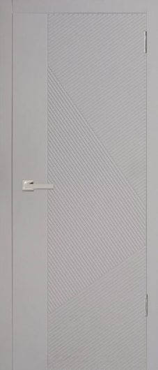 Межкомнатная дверь WanMark Синди-13 светло-серая эмаль глухая — фото 1