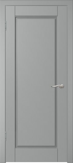 Межкомнатная дверь WanMark Скай-1 серая эмаль глухая — фото 1