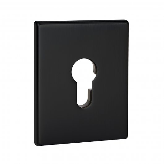 Накладка на цилиндр ESC.C.TRG/K.486 BL-24 чёрный (1 шт.) — фото 1