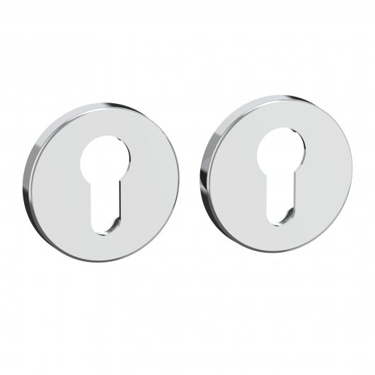 Накладка под цилиндр ET.R.EST.R52 CP-8 хром — фото 1