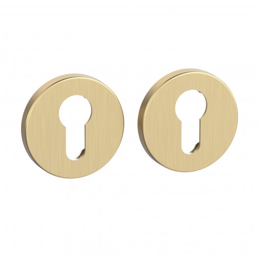 Накладка под цилиндр ET.R.EST.R52 SSG-39 сатинированное золото — фото 1