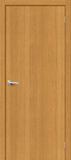 Межкомнатная шпонированная дверь MR.WOOD Вуд Флэт-0V1 Natur Oak V глухая — фото 1