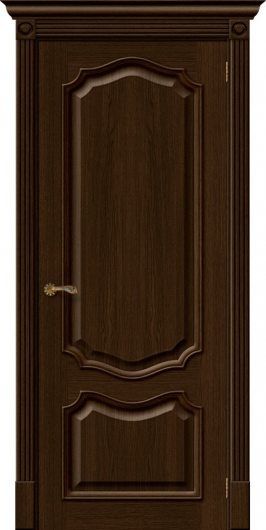 Межкомнатная шпонированная дверь Вуд Классик-52 Golden Oak глухая — фото 1