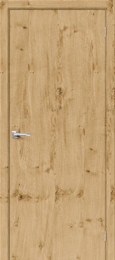 Межкомнатная шпонированная дверь Вуд Флэт-0.V barn oak — фото 1