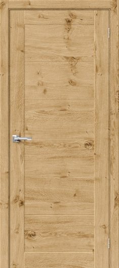 Межкомнатная шпонированная дверь Вуд Модерн-21 barn oak глухая — фото 1