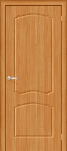 Межкомнатная дверь с ПВХ-пленкой Браво Альфа П-18 (МиланОрех) глухая — фото 1