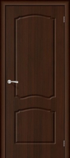 Межкомнатная дверь с ПВХ-пленкой Браво Альфа П-19 (Венге) глухая — фото 1