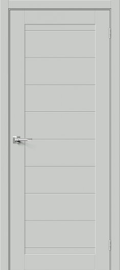 Межкомнатная ламинированная дверь Браво-21 Grey Mix глухая — фото 1