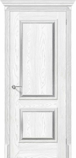 Межкомнатная дверь с эко шпоном el`PORTA Классико-12 Silver Ash/Silver Rift глухая — фото 1