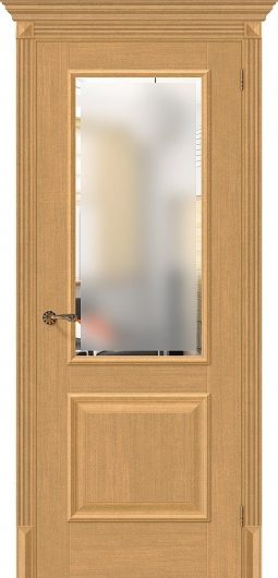 Межкомнатная дверь с эко шпоном el`PORTA Классико-13 Real Oak остекленная — фото 1