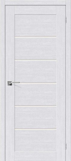 Межкомнатная дверь с эко шпоном el`PORTA Легно-22 Milk Oak остекленная — фото 1