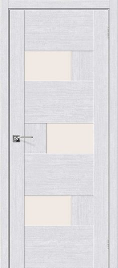 Межкомнатная дверь с эко шпоном el`PORTA Легно-39 Milk Oak остекленная — фото 1