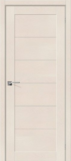 Межкомнатная дверь с эко шпоном el`PORTA Легно-21 Capuccino Softwood глухая — фото 1