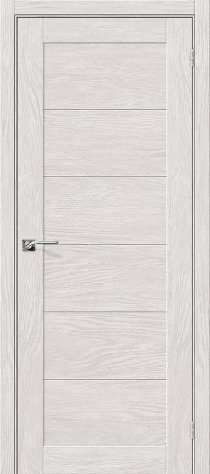Межкомнатная дверь с эко шпоном el`PORTA Легно-21 Chalet Blanc глухая — фото 1