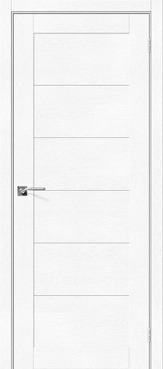 Межкомнатная дверь с эко шпоном el`PORTA Легно-21 White Softwood глухая — фото 1