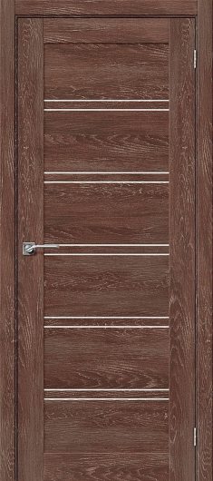 Межкомнатная дверь с эко шпоном el`PORTA Легно-28 Chalet Grande остекленная — фото 1