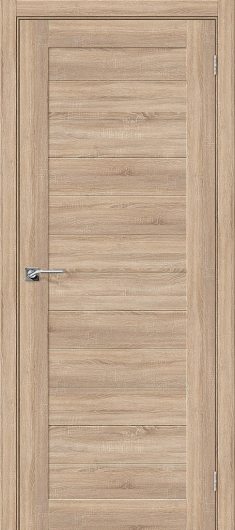 Межкомнатная дверь с эко шпоном Порта-21 Light Sonoma глухая — фото 1