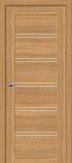 Межкомнатная дверь с эко шпоном Порта-28 Anegri Veralinga остекленная — фото 1