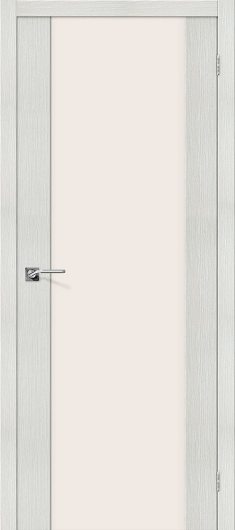 Межкомнатная дверь с эко шпоном Порта-13 Bianco Veralinga глухая — фото 1