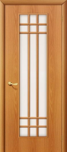 Межкомнатная ламинированная дверь Браво 16С Л-12 (МиланОрех) остекленная — фото 1