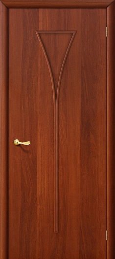 Межкомнатная ламинированная дверь Браво 3Г Л-11 (ИталОрех) глухая — фото 1