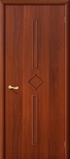 Межкомнатная ламинированная дверь Браво 9Г Л-11 (ИталОрех) глухая — фото 1