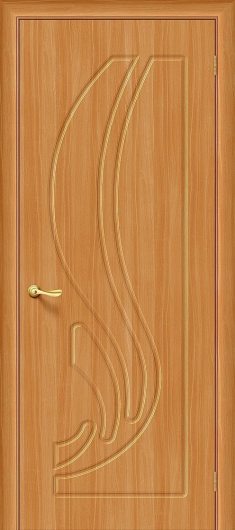 Межкомнатная дверь с ПВХ-пленкой Браво Лотос П-18 (МиланОрех) глухая — фото 1