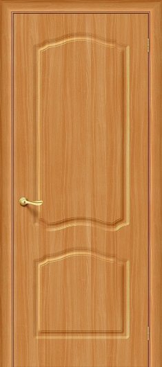 Межкомнатная дверь с ПВХ-пленкой Браво Лидия П-18 (МиланОрех) глухая — фото 1