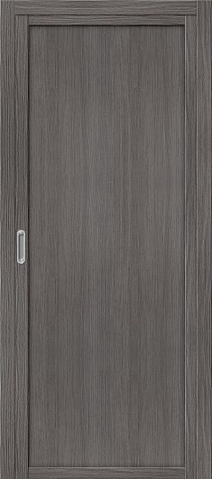 Межкомнатная дверь с эко шпоном el`PORTA Твигги M1 Grey Veralinga глухая — фото 1