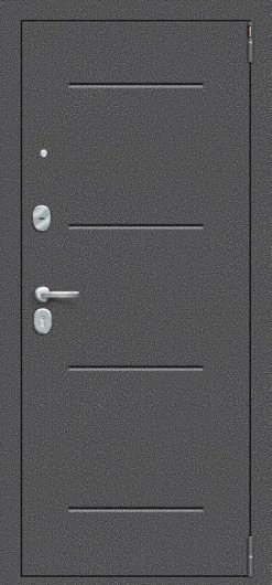 Входная дверь Porta S 104.П61 Антик Серебро/Bianco Veralinga — фото 1