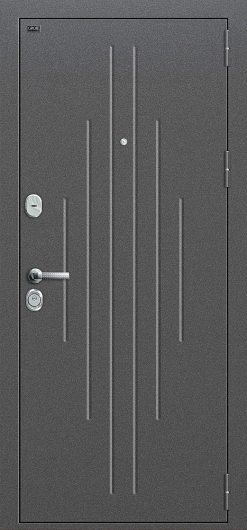 Межкомнатная шпонированная дверь Luxor АРТ-2 (лакобель) Ясень манхетен остекленная — фото 1
