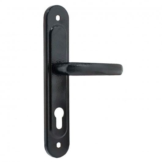 Ручка дверная на планке РФ1-85/08А (черный) — фото 1