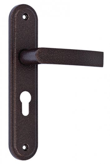 Ручка дверная для ЗВ4 НР0901 (плоская) медный антик — фото 1