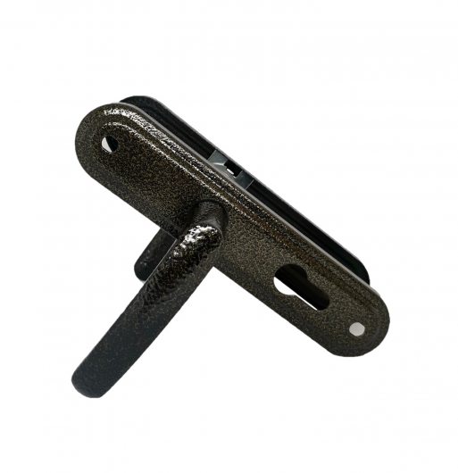 Ручка дверная на планке РФ1-55.08 (бронза) — фото 1