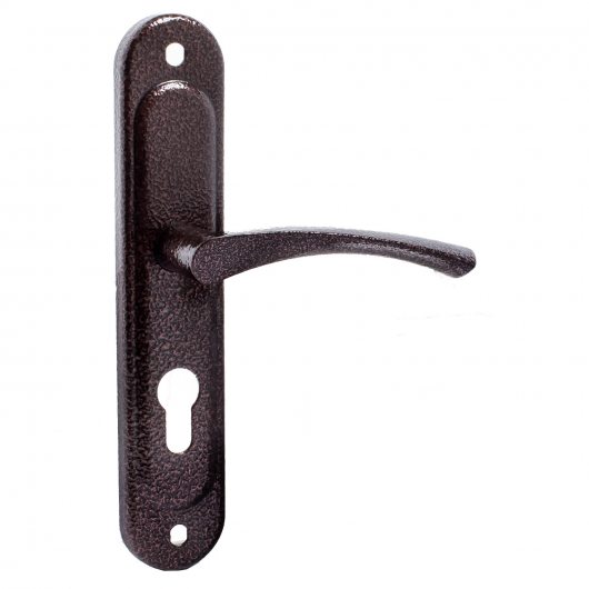 Ручка дверная на планке РФ1-55.17 (медь) — фото 1