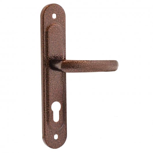 Ручка дверная на планке РФ1-68.02 медь — фото 1