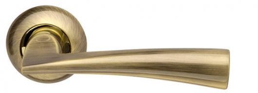 Ручка раздельная R.LD54.Columba (Columba LD80) AB/GP-7 бронза/золото — фото 1