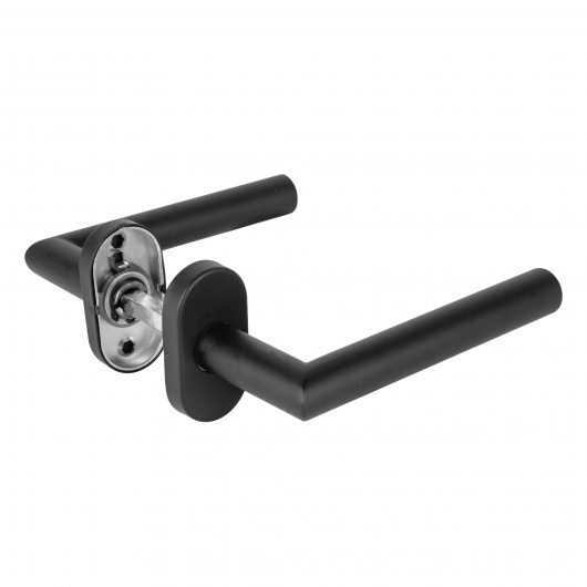 Ручка раздельная R.DSS201-0204P/19 (DSS-0204P/19) INOX 201 BLACK  — фото 1