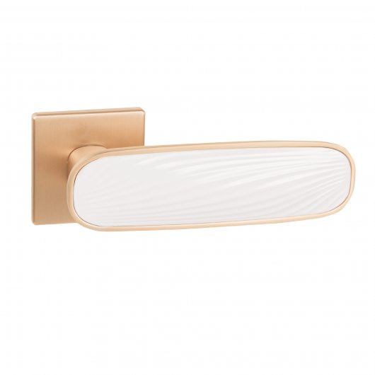 Ручка раздельная K.EST.Q52.SHADE SSG/WH-39 сатинированное золото/белый — фото 1