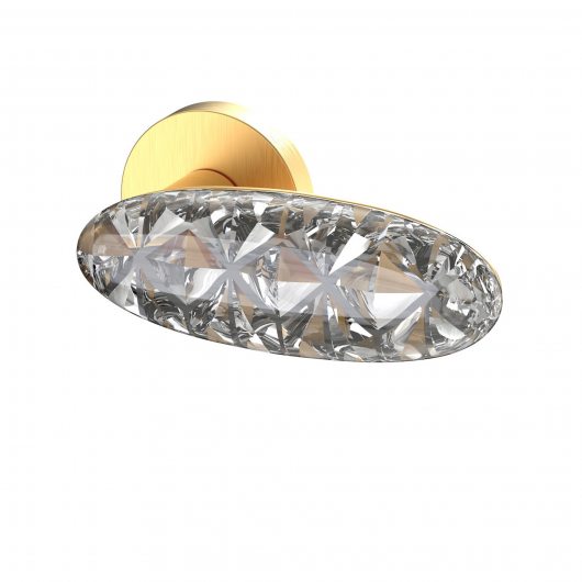 Ручка раздельная R.ART52.D.EXOTIC FSG-39 флор. золото — фото 1