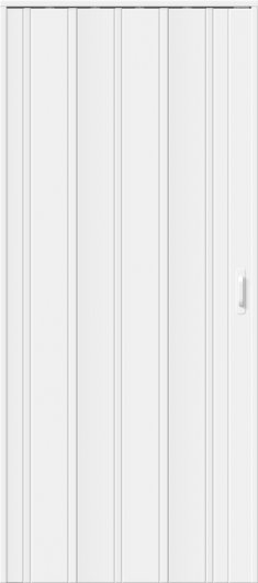 Межкомнатная складная дверь Браво ДСК 007 Белый глянец глухая — фото 1