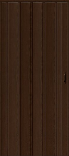 Межкомнатная складная дверь Браво ДСК 007 Венге глухая — фото 1