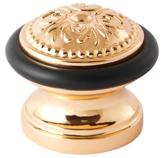 Упор дверной напольный STOPPER/SM01 (DS SM01) GOLD-24 золото 24К — фото 1
