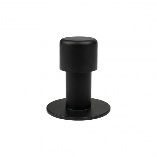 Упор дверной настенный DFIX/W50 INOX BL-24 черный — фото 1