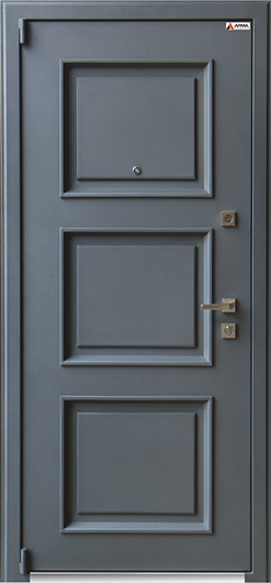 Входная дверь ARMA Оптима New Светло-серый — фото 1